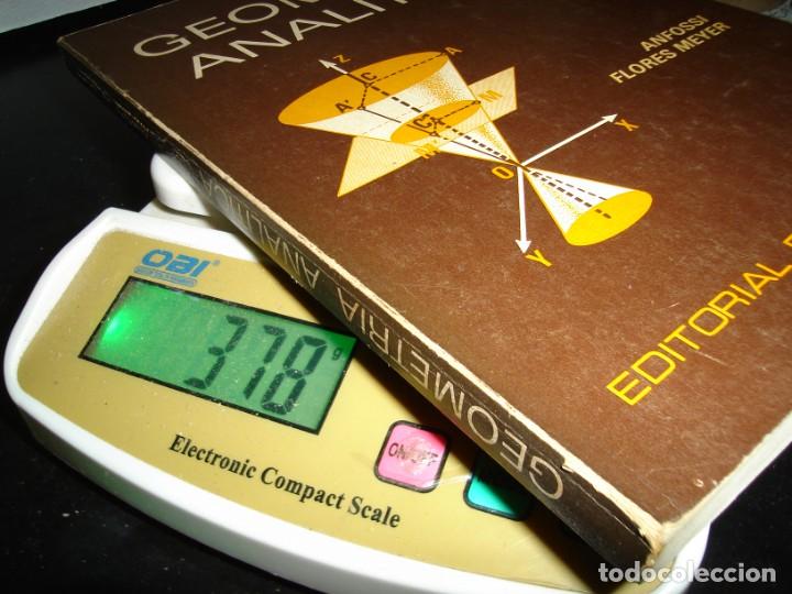 Libros de segunda mano de ciencias: 14- GEOMETR&Iacute;A ANAL&Iacute;TICA - ANFOSSI FLORES MEYER - Foto 2