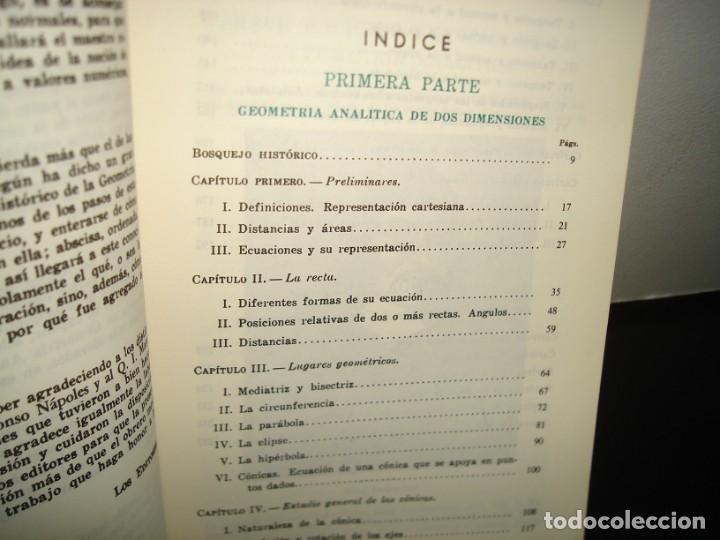 Libros de segunda mano de ciencias: 14- GEOMETR&Iacute;A ANAL&Iacute;TICA - ANFOSSI FLORES MEYER - Foto 3