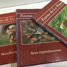 Libros de segunda mano: FAUNA DE LA RIOJA (3 VOLS). I: MAMÍFEROS. II: AVES REPRODUCTORAS. III: AVES NO REPRODUCTORAS. LBC. Lote 346028918