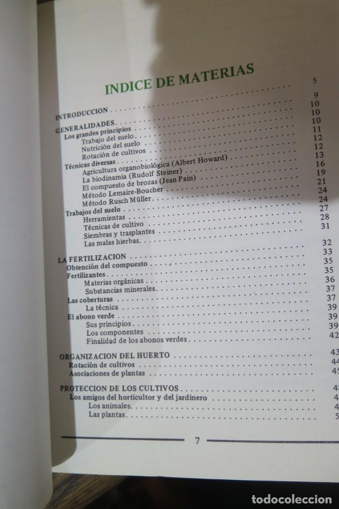 Libros de segunda mano: El huerto biol&oacute;gico. Michel - Foto 2