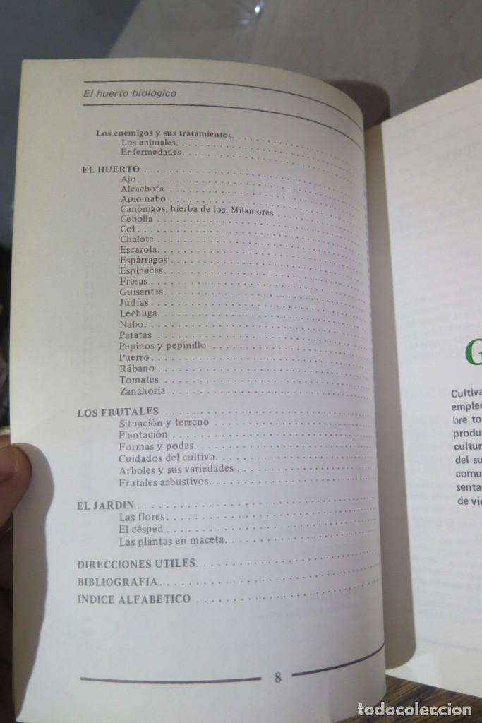 Libros de segunda mano: El huerto biol&oacute;gico. Michel - Foto 3