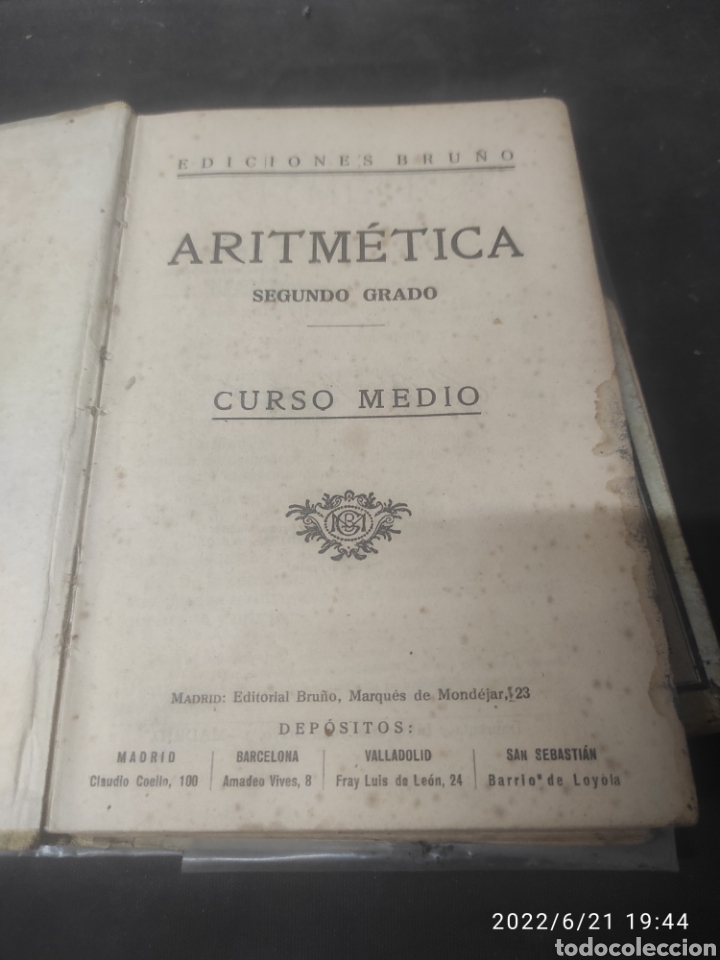 Libros de segunda mano de ciencias: TRATADO DE ARITM&Eacute;TICA 2&ordm; GRADO - Foto 2