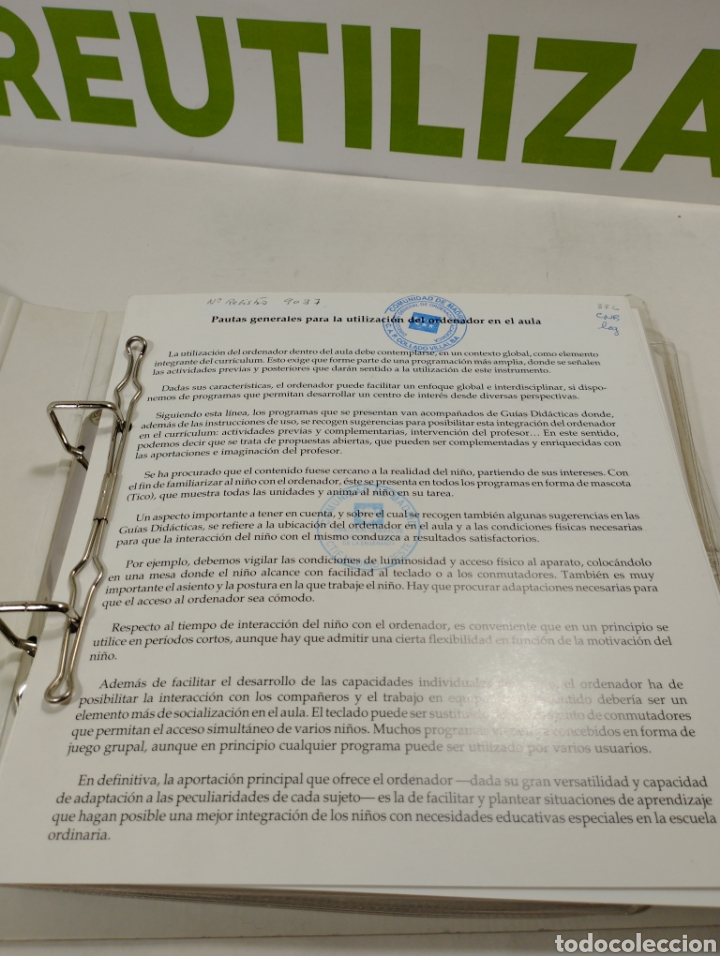 Libros de segunda mano de ciencias: Logo ca matem&aacute;tica. Serie inform&aacute;tica.ministerio de educacion y ciencia. - Foto 2