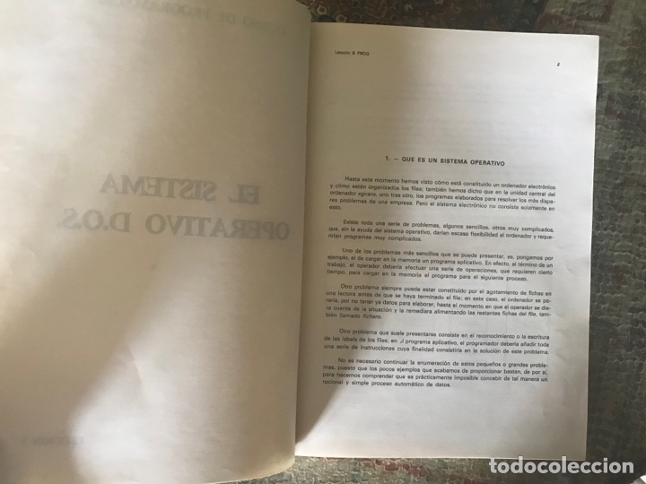 Libros de segunda mano de ciencias: Introducci&oacute;n a la inform&aacute;tica. Curso de programaci&oacute;n. Tres tomos. Muy dif&iacute;cil y buscado - Foto 2