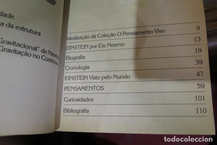 Libros de segunda mano de ciencias: O PENSAMENTO VIVO DE EINSTEIN. CON POSTER - Foto 3