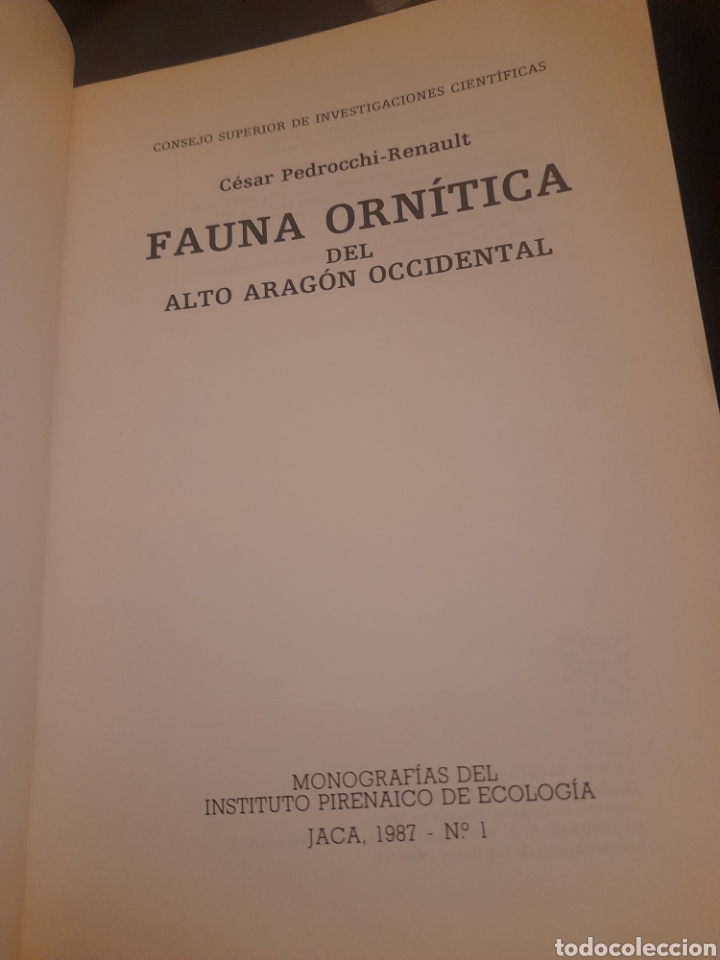 Libros de segunda mano: Fauna Ornitica del Alto Aragon Occidental - Foto 2