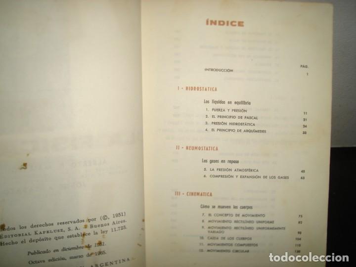 Libros de segunda mano de ciencias: 19- INTRODUCCI&Oacute;N A LA F&Iacute;SICA I - ALBERTO P. MAIZTEGUI - Foto 4