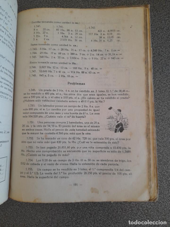 Libros de segunda mano de ciencias: Libro Aritm&eacute;tica y geometr&iacute;a ediciones Bru&ntilde;o primer curso de bachillerato a&ntilde;o 1953 - Foto 3