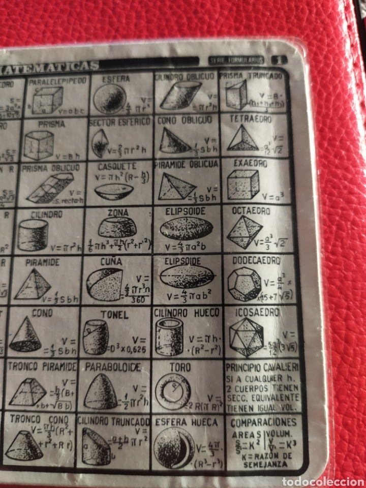 Libros de segunda mano de ciencias: ANTIGUO FORMULARIO DE MATEM&Aacute;TICAS - Foto 7