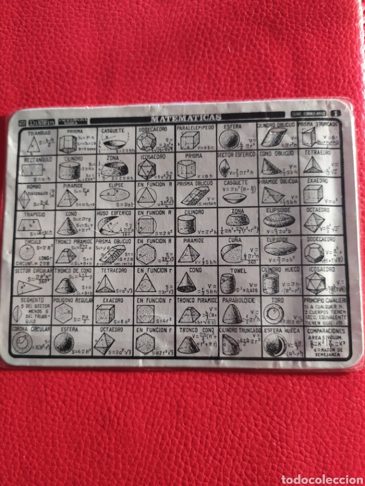 Libros de segunda mano de ciencias: ANTIGUO FORMULARIO DE MATEM&Aacute;TICAS - Foto 1