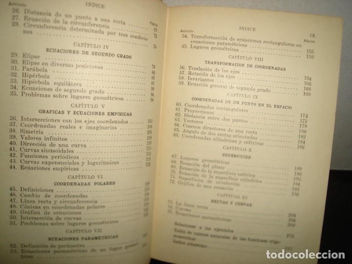 Libros de segunda mano de ciencias: 22- GEOMETRIA ANAL&Iacute;TICA - PHILLIPS - 1968 - Foto 6