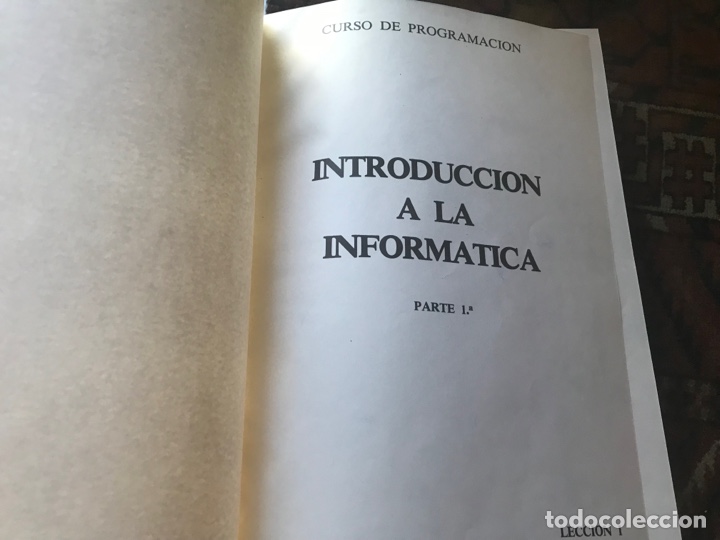 Libros de segunda mano de ciencias: Introducci&oacute;n a la inform&aacute;tica. Curso de programaci&oacute;n. Tres tomos. Muy dif&iacute;cil y buscado - Foto 13