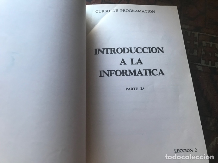 Libros de segunda mano de ciencias: Introducci&oacute;n a la inform&aacute;tica. Curso de programaci&oacute;n. Tres tomos. Muy dif&iacute;cil y buscado - Foto 17