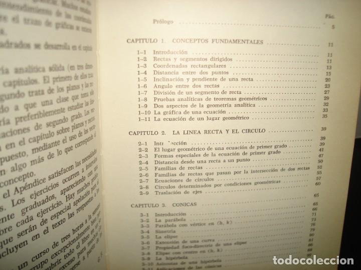 Libros de segunda mano de ciencias: 23- GEOMETR&Iacute;A ANAL&Iacute;TICA - GORDON FULLER - Foto 4