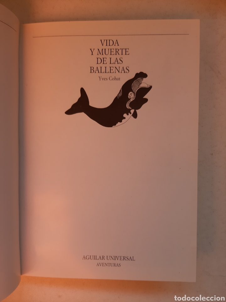 Libros de segunda mano: VIDA Y MUERTE DE LAS BALLENAS - Yves Cohat - Foto 2