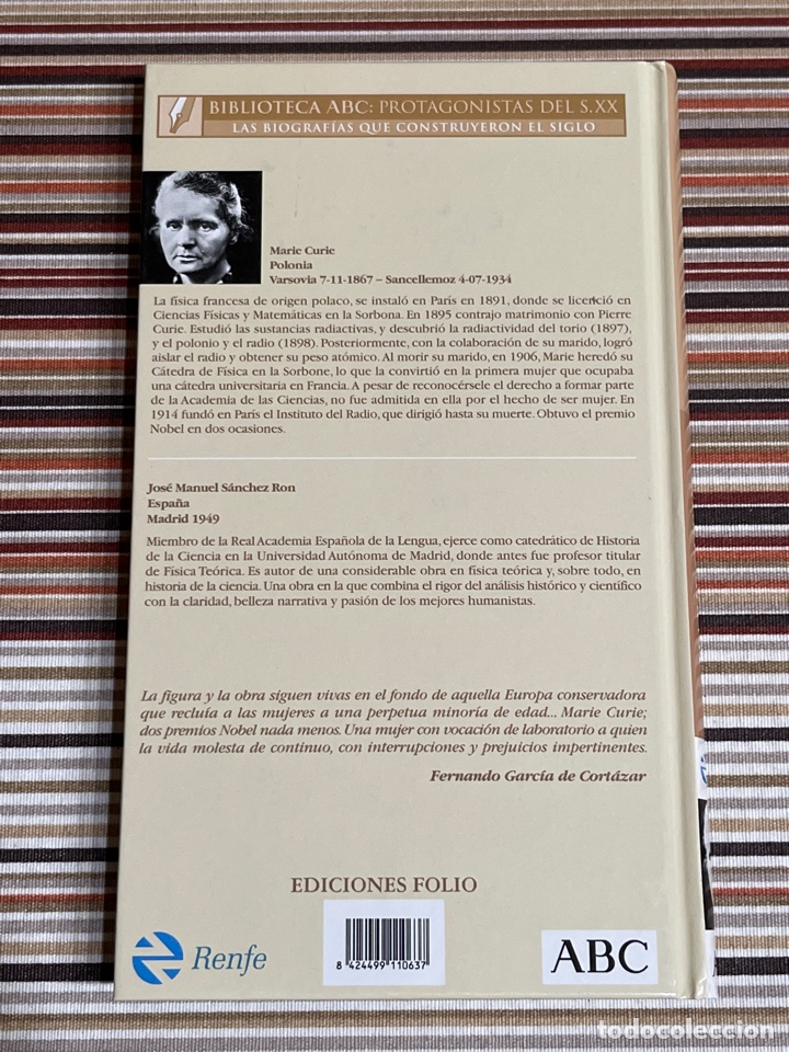 Libros de segunda mano de ciencias: Marie Curie. J. Manuel Sanchez Ron - Foto 2