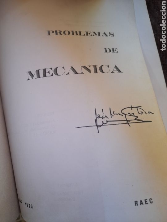 Libros de segunda mano de ciencias: Ploblemasde mec&aacute;nica, primera edici&oacute;n de 1970 - Foto 2