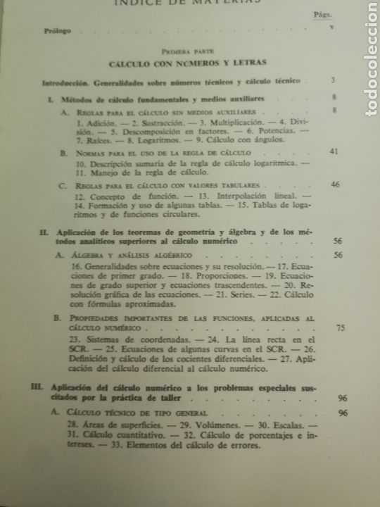 Libros de segunda mano de ciencias: &rdquo;C&aacute;lculo t&eacute;cnico&rdquo; - Vollrat Happach - Editorial Labor - 1966 - Foto 3