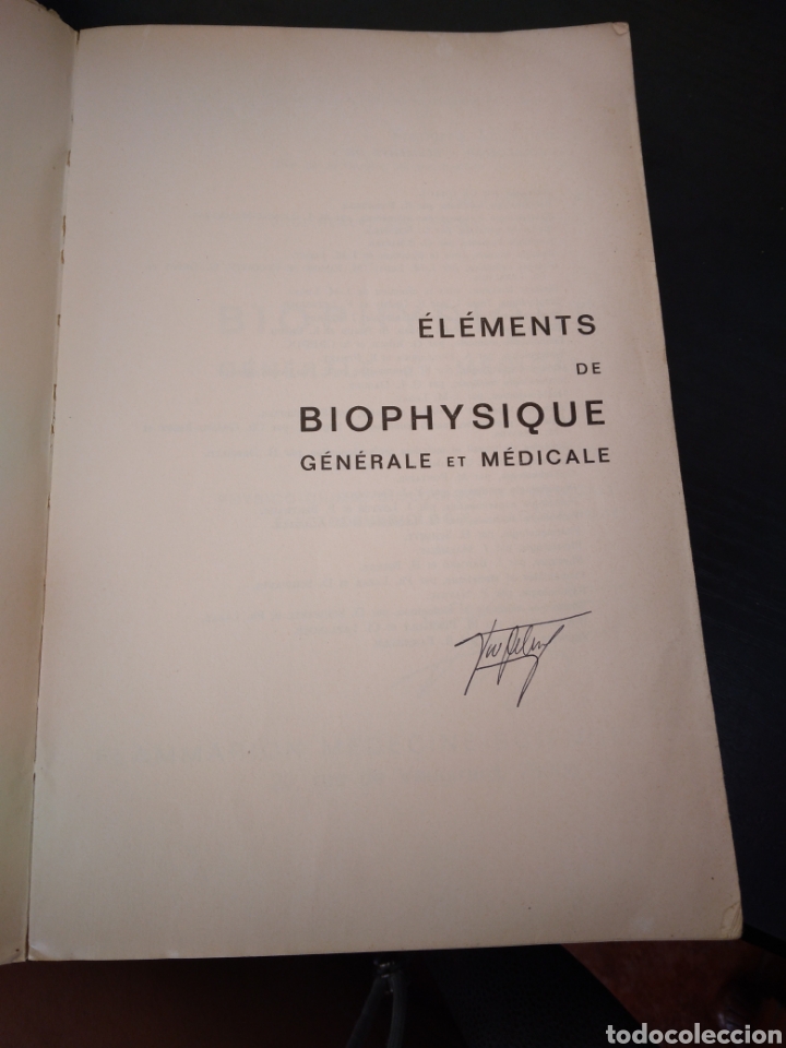 Libros de segunda mano de ciencias: &Eacute;l&eacute;ments de biophysique ( 2 libros) - Foto 3