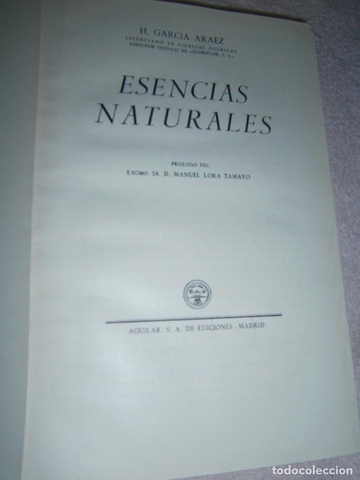 Libros de segunda mano de ciencias: ANTIGUO LIBRO DE TEXTO - ESENCIAS NATURALES - Foto 2
