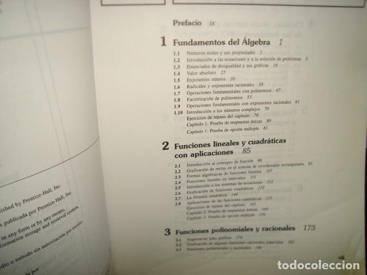 Libros de segunda mano de ciencias: 25- &Aacute;LGEBRA - MAX SOBEL, NORBERT LERNER - Foto 3