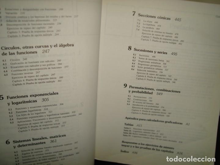 Libros de segunda mano de ciencias: 25- &Aacute;LGEBRA - MAX SOBEL, NORBERT LERNER - Foto 4