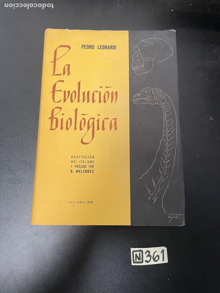 Libros de segunda mano: La evoluci&oacute;n biol&oacute;gica - Foto 1