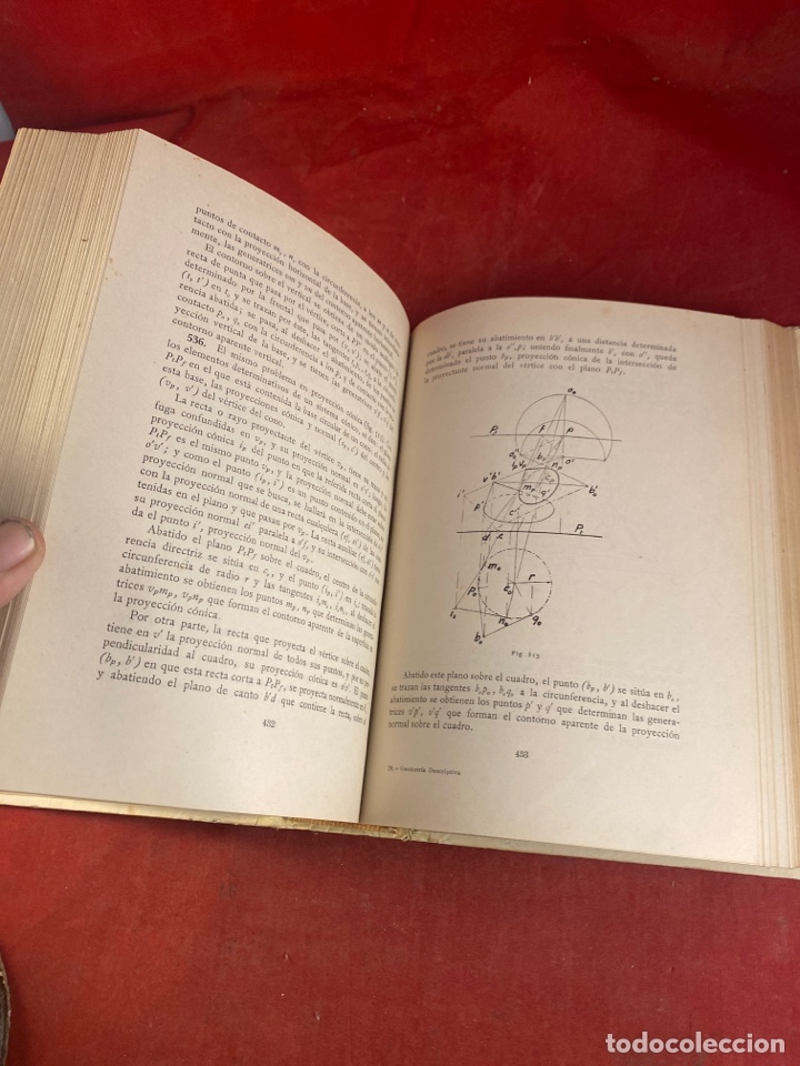 Libros de segunda mano de ciencias: GEOMETR&Iacute;A DESCRIPTIVA aplicada al dibujo - Foto 3
