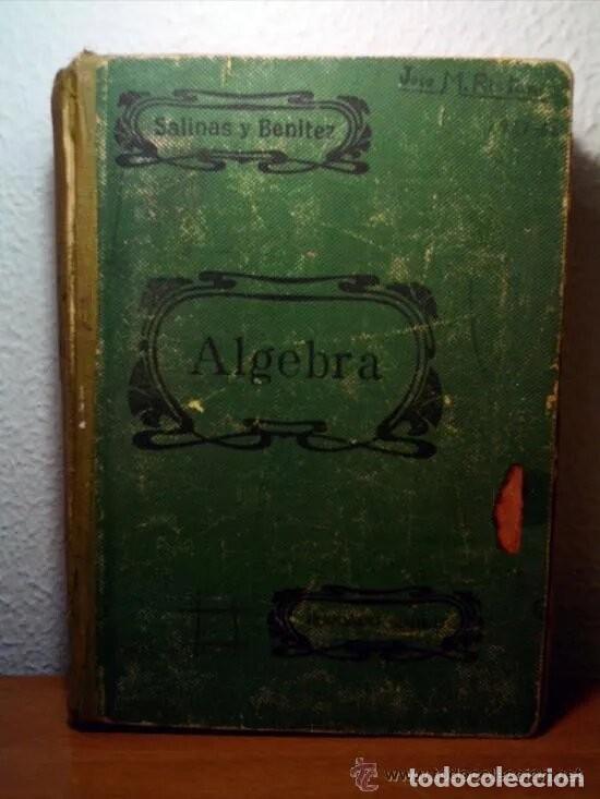 Libros de segunda mano de ciencias: &aacute;lgebra Ignacio Salinas Angulo Manuel Ben&iacute;tez Parodi - Foto 1