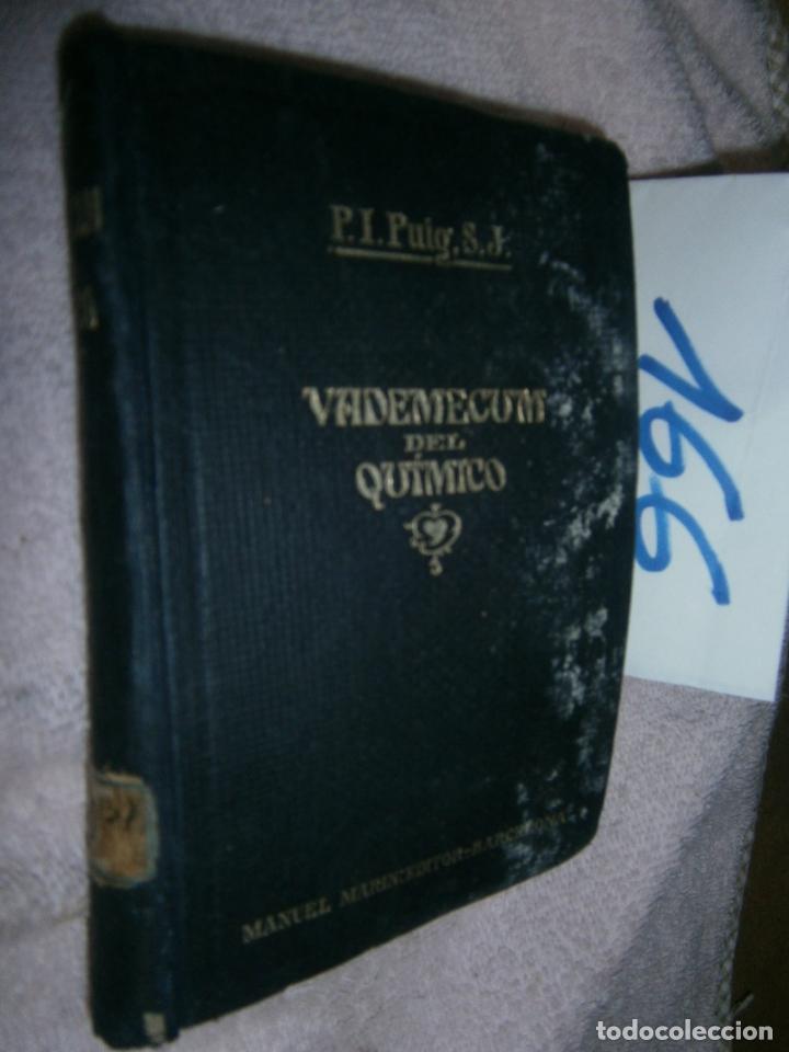 Libros de segunda mano de ciencias: VADEMECUM DEL QUIMICO - Foto 1