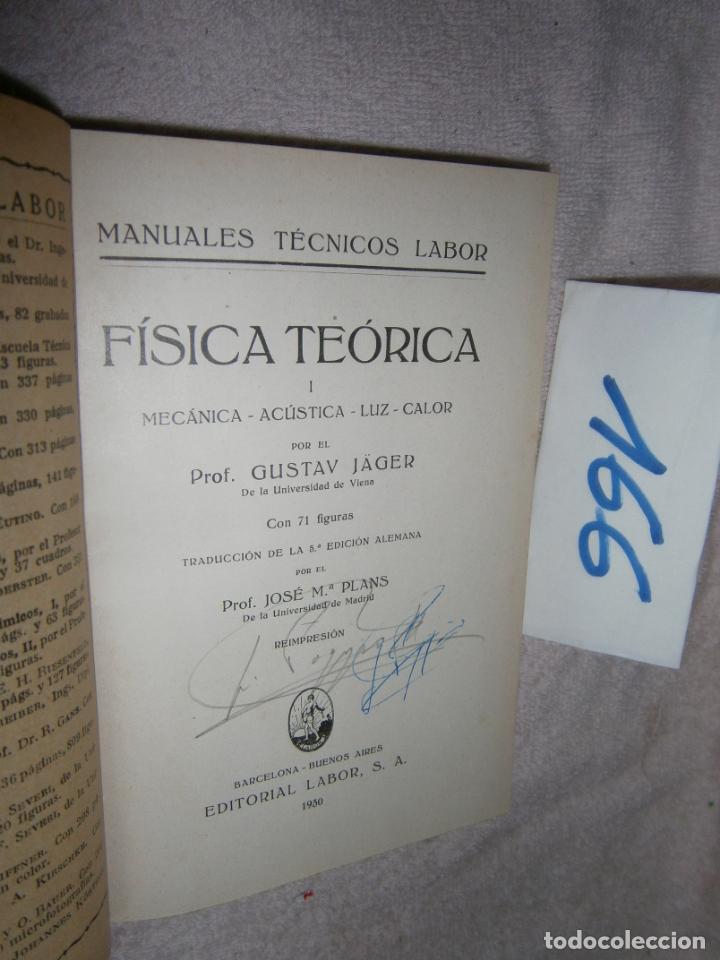 Libros de segunda mano de ciencias: FISICA TEORICA - Foto 2
