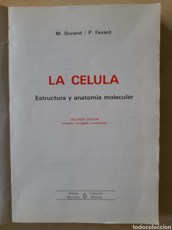 Libros de segunda mano: La c&eacute;lula. M. Durante, P. Fallard - Foto 2