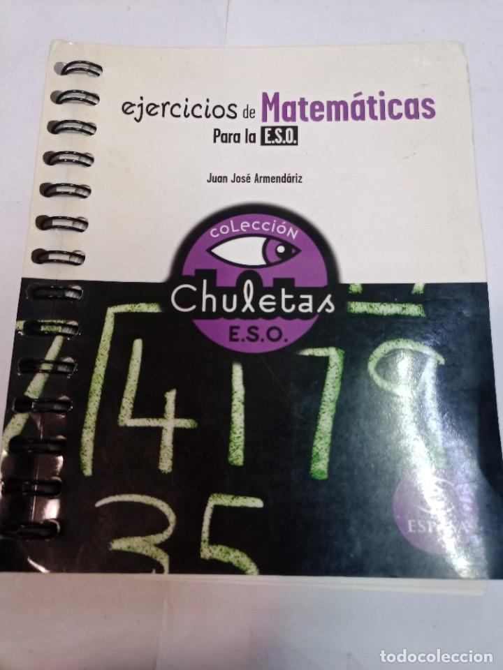 Libros de segunda mano de ciencias: J. J. ARMEND&Aacute;RIZ Ejercicios de matem&aacute;ticas para la ESO SA10259 - Foto 1