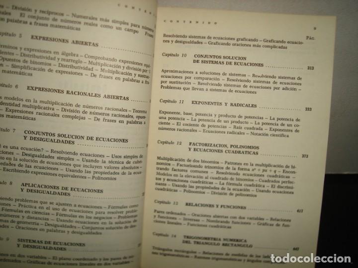 Libros de segunda mano de ciencias: 26- &Aacute;LGEBRA MODERNA ELEMENTAL - EUGENE D. NICHOLS - Foto 4