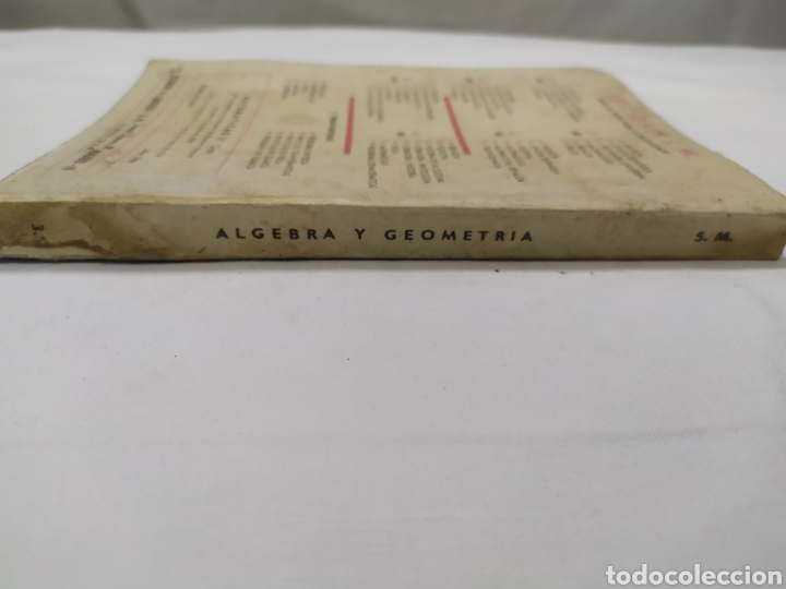 Libros de segunda mano de ciencias: &Aacute;lgebra y matem&aacute;ticas de SM, 1964 - Foto 3
