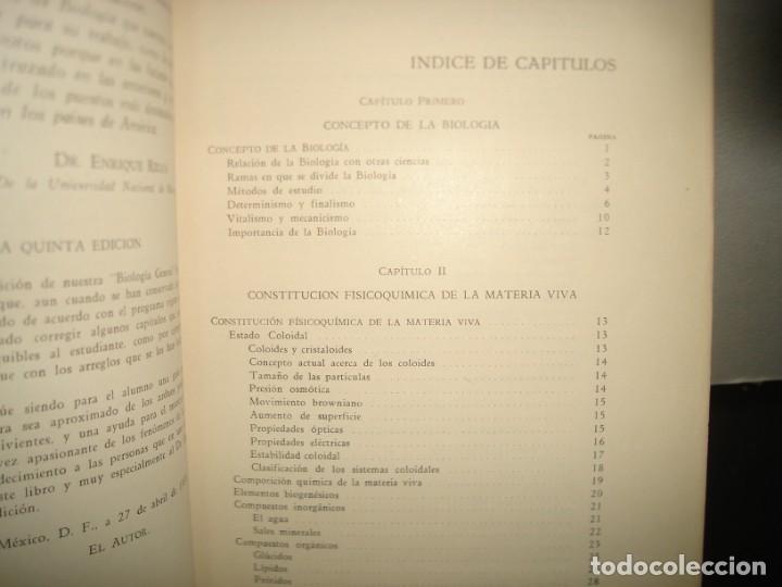 Libros de segunda mano: 27- BIOLOG&Iacute;A GENERAL - DR. JOS&Eacute; DE LILLE - 1955 - Foto 6