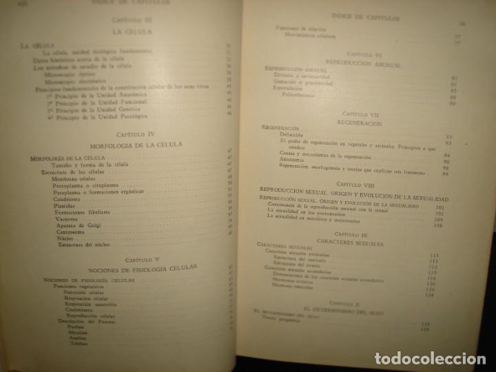 Libros de segunda mano: 27- BIOLOG&Iacute;A GENERAL - DR. JOS&Eacute; DE LILLE - 1955 - Foto 8