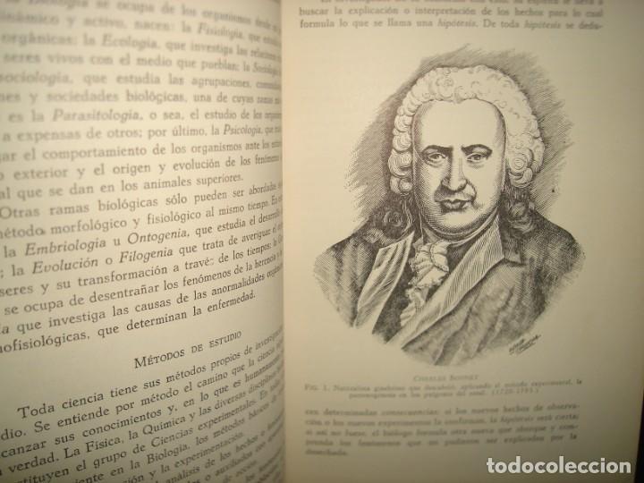Libros de segunda mano: 27- BIOLOG&Iacute;A GENERAL - DR. JOS&Eacute; DE LILLE - 1955 - Foto 12