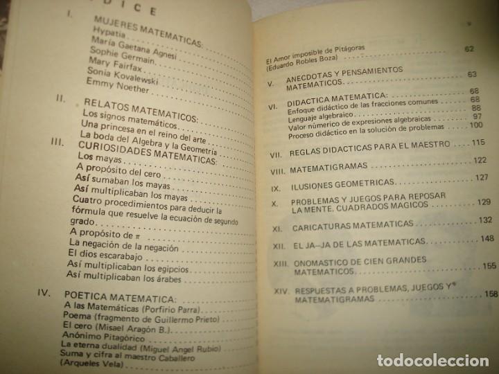Libros de segunda mano de ciencias: 27- EN EL AMABLE MUNDO DE LA MATEM&Aacute;TICA - MISAEL ARAG&Oacute;N - Foto 4