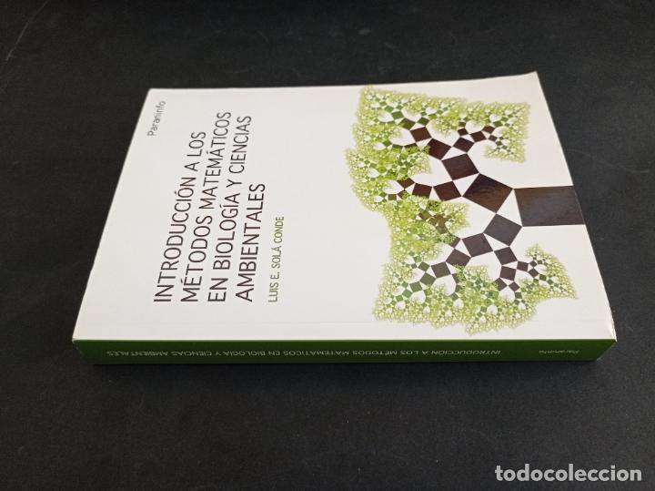 Gebrauchte B&uuml;cher der Wissenschaften: 2016 - LUIS E. SOL&Aacute; CONDE. Introducci&oacute;n a los m&eacute;todos matem&aacute;ticos en biolog&iacute;a y ciencias ambientales