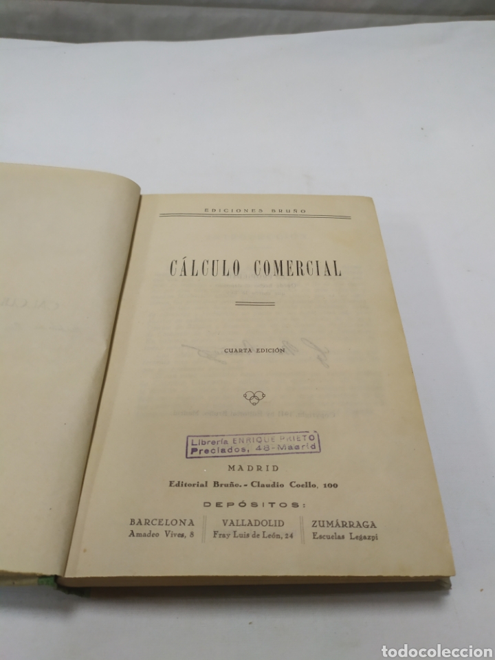 Libros de segunda mano de ciencias: C&aacute;lculo comercial, Ediciones Bru&ntilde;o - Foto 3