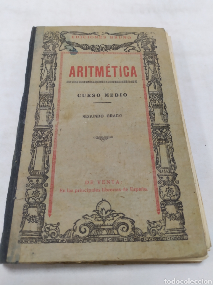 Libros de segunda mano de ciencias: Aritm&eacute;tica curso medio, Editorial Bru&ntilde;o, 1941 - Foto 1
