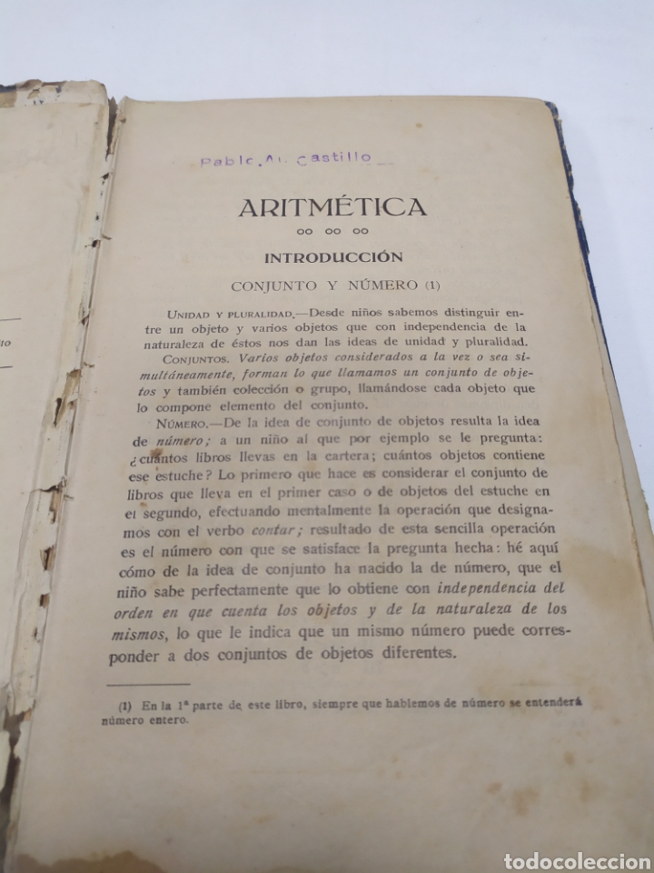 Libros de segunda mano de ciencias: Aritm&eacute;tica Razonada, Am&oacute;s Sabr&aacute;s - Foto 3