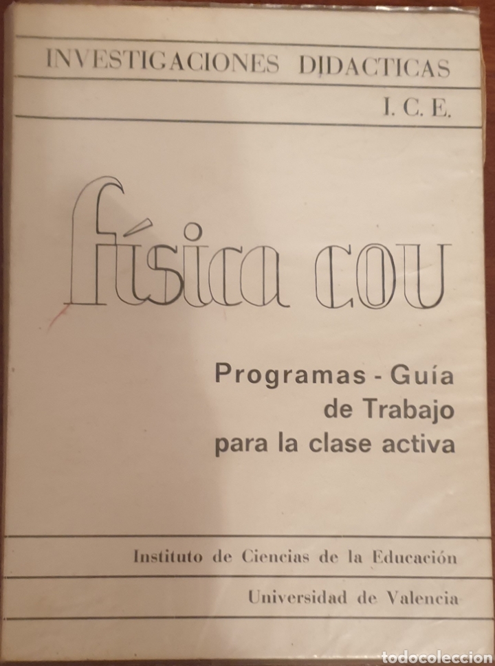Libros de segunda mano de ciencias: FISICA COU, ICE 1979 - Foto 1