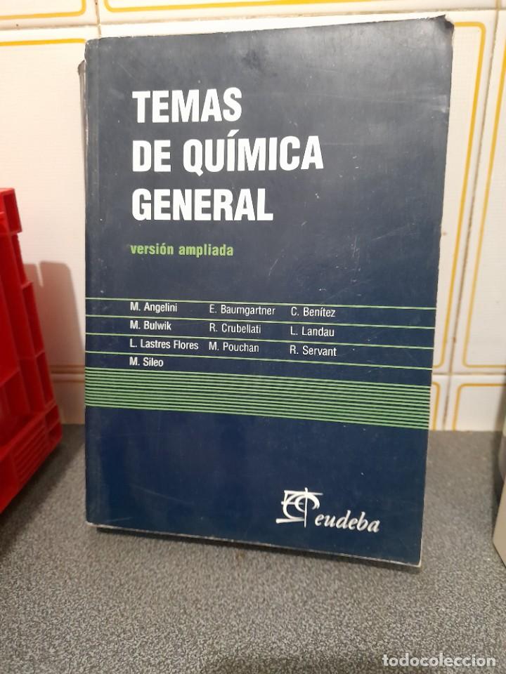 Libros de segunda mano de ciencias: Libro Temas qu&iacute;mica general Udeba - Foto 1