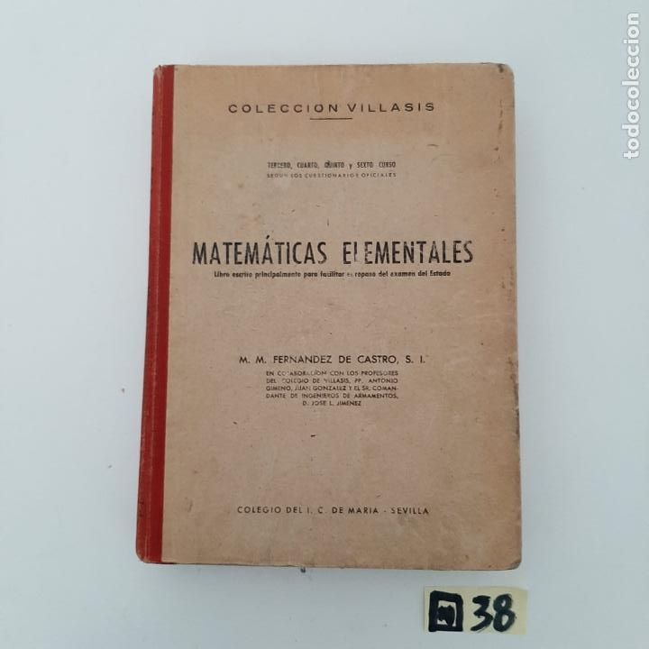 Libros de segunda mano de ciencias: Matem&aacute;ticas elementales - Foto 1