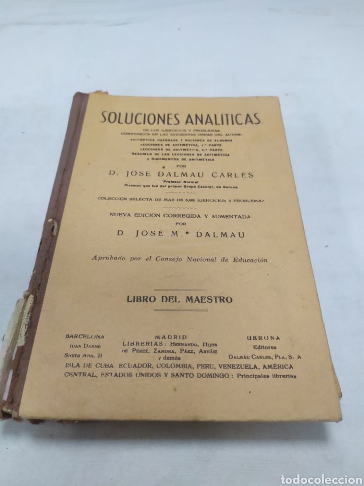 Libros de segunda mano de ciencias: Soluciones anal&iacute;ticas, Dalmau Carles - Foto 1