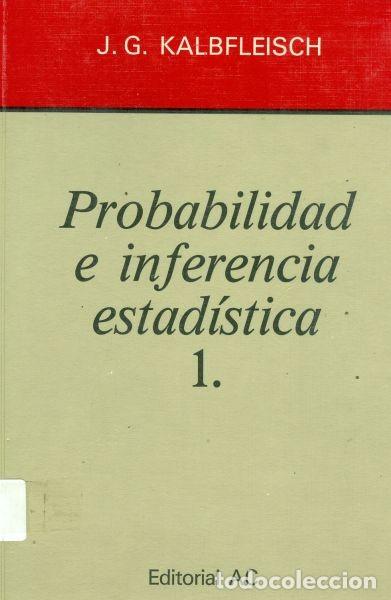 Libros de segunda mano de ciencias: Probabilidad e inferencia estad&iacute;stica. 1 - Foto 1