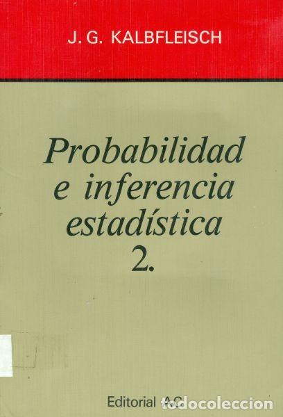 Libros de segunda mano de ciencias: Probabilidad e inferencia estad&iacute;stica. 2 - Foto 1