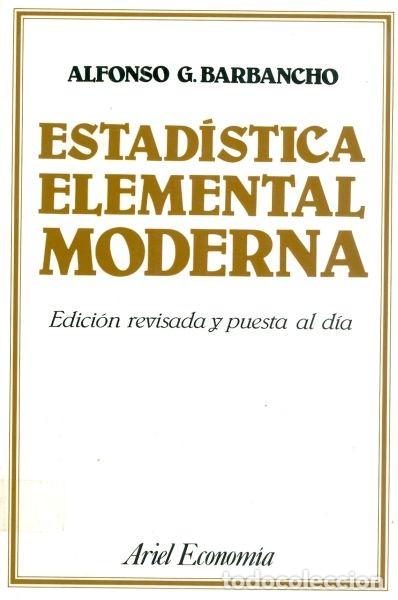 Libros de segunda mano de ciencias: Estad&iacute;stica elemental moderna - Foto 1